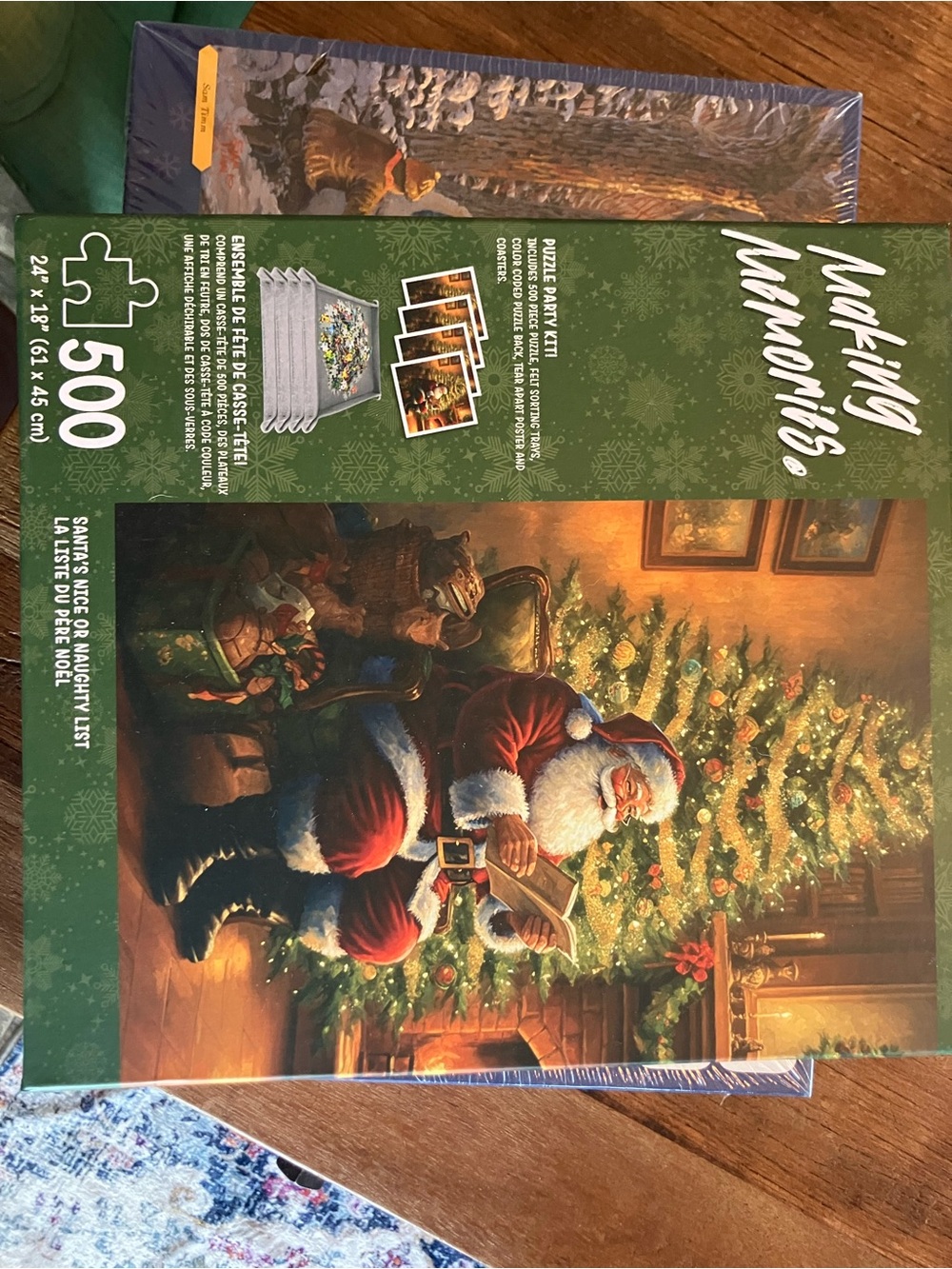 NIB Christmas Puzzles Bindle of 3 - Picture 4 of 5